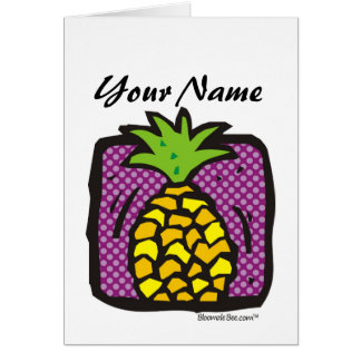 Ny Pineapple. Hälsningskort