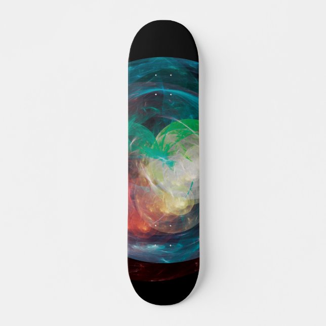 Ny planet mini skateboard bräda 18,5 cm (Framsida)