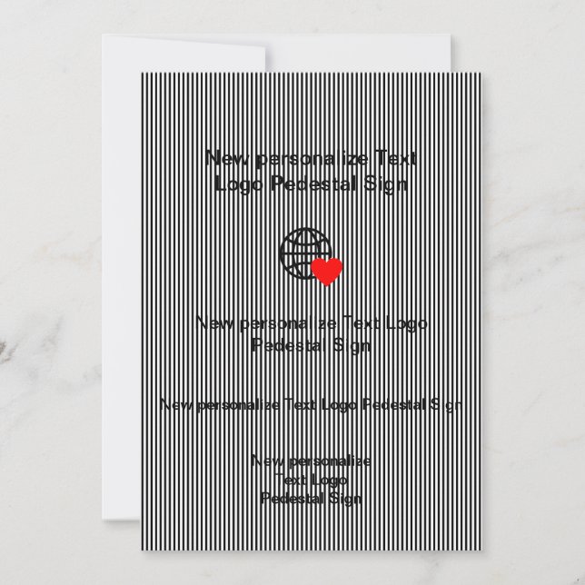 Ny platt inbjudan Anpassa din egen (Framsida)