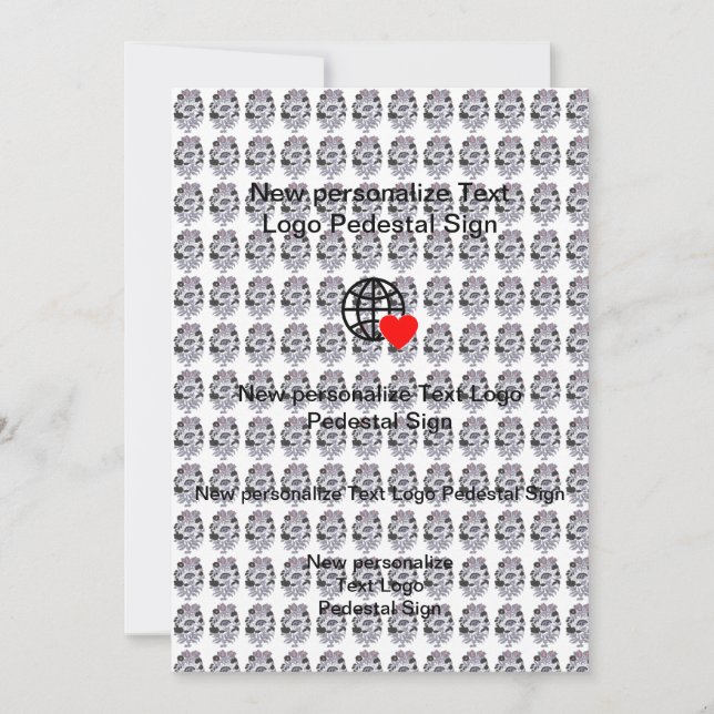 Ny platt inbjudan Anpassa din egen (Framsida)