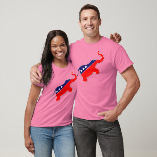 Ny politisk elefant t-shirt