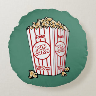 Ny Popcorn Rund Kudde