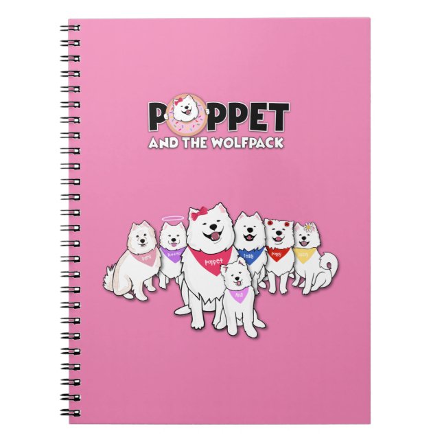 Ny Poppet och gänget Anteckningsbok (Framsidan)