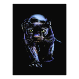 Ny POWERFUL PANTHER Photo Print Fototryck