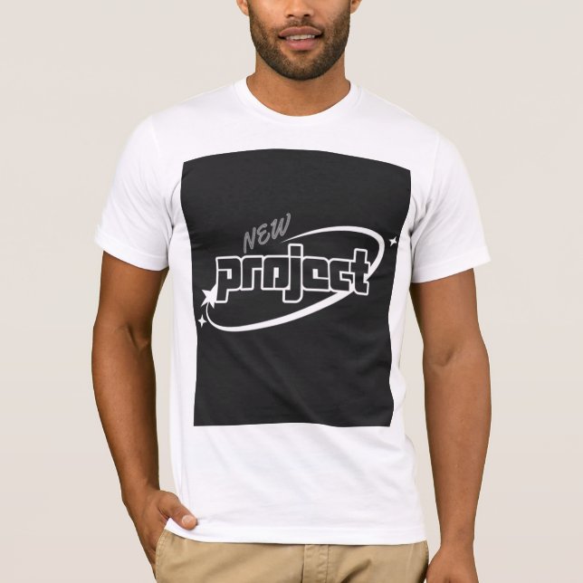Ny projekttypgrafi T-skift T Shirt (Framsida)
