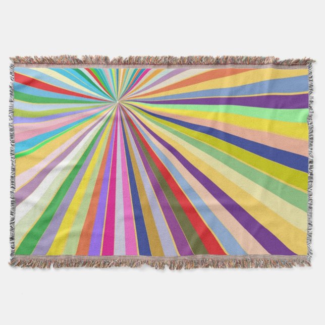 Ny randig bakgrund filt (Framsidan)