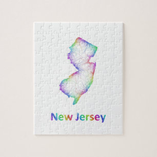 Ny regnbåge - jerseykarta pussel