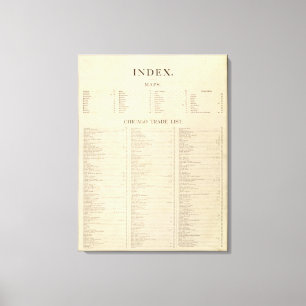 Ny reklamfilmkartbok för index canvastryck