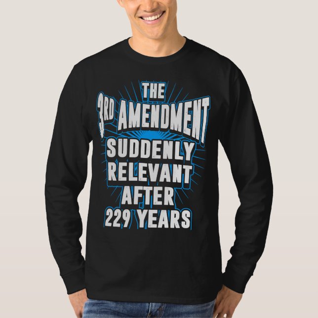 Ny relevant tredje ändring t shirt (Framsida)