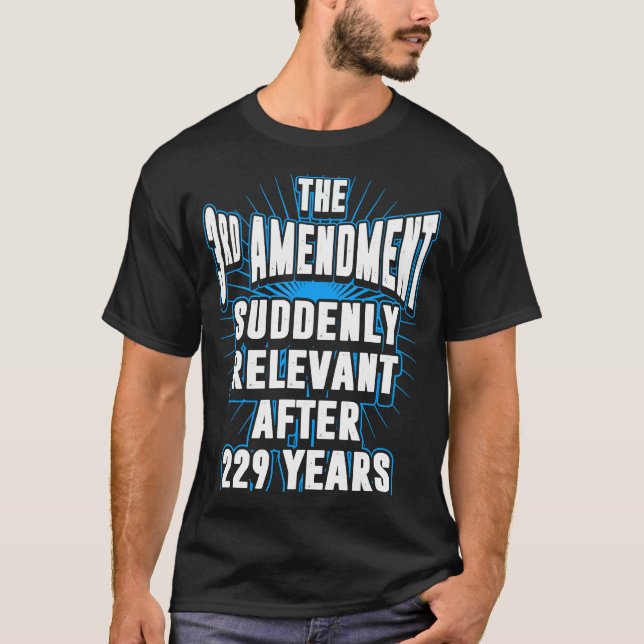 Ny relevant tredje ändring t shirt (Framsida)