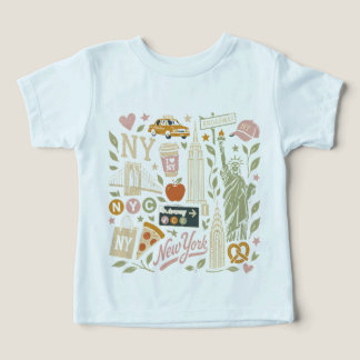 ny retro kollage design t shirt