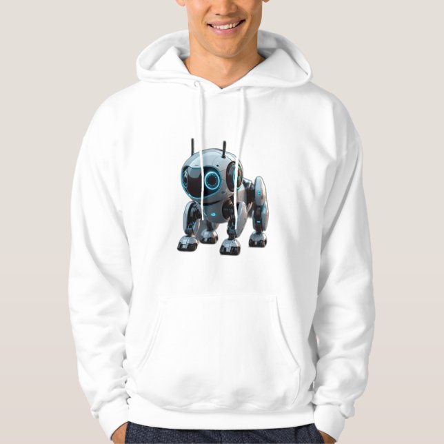Ny robot hoodie (Framsida)