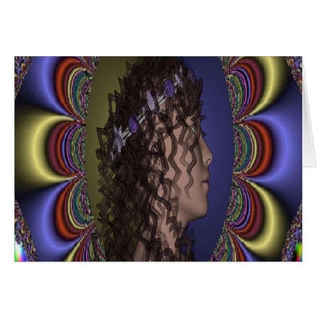 Ny romantisk hälsningskort (Framsidan Horizontal)