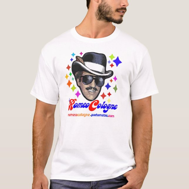 Ny Romeo Cologne färgT-tröja Tee Shirt (Framsida)
