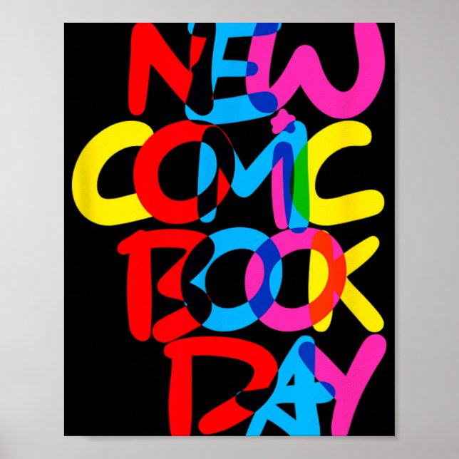 Ny serietidningsdag (överlappning)  poster (Framsidan)