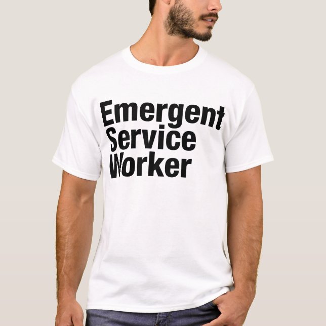 Ny servicearbetare tee shirt (Framsida)