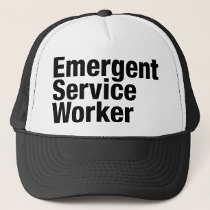 Ny servicearbetare truckerkeps
