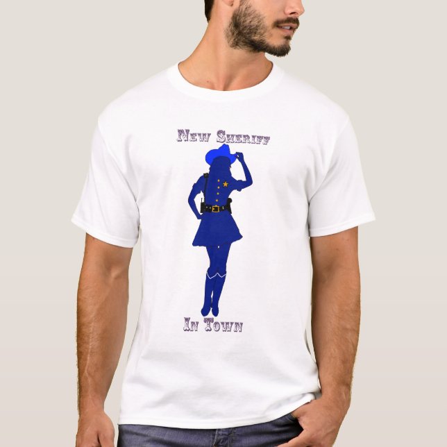 Ny sheriff i town t shirt (Framsida)