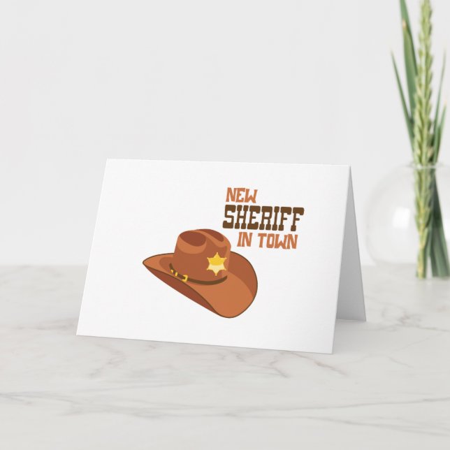 Ny sheriff kort (Framsida)
