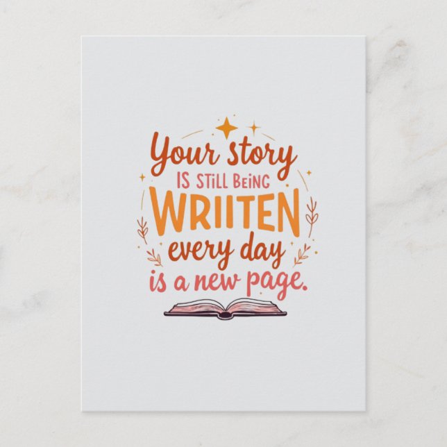 Ny sida, ny dag vykort (Framsida)