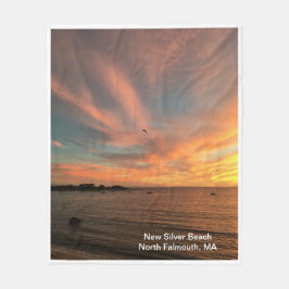 Ny Silver-bussflankett, 50 x 60 tum Fleecefilt