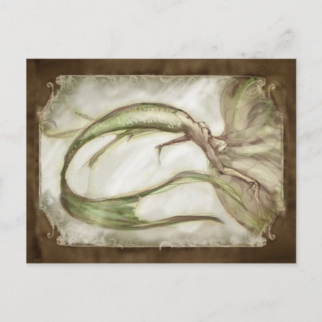 Ny Sjöjungfru Vykort (Framsida)