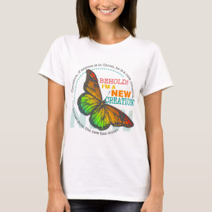 Ny skapelsefjärilsT-tröja T Shirt
