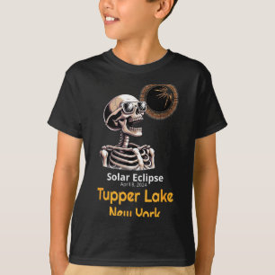 Ny Skelett Solförmörkelse Tupper Lake T Shirt