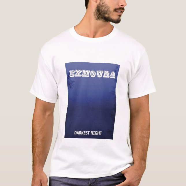 Ny skjorta Exmoura för mörkast natt T-shirt (Framsida)