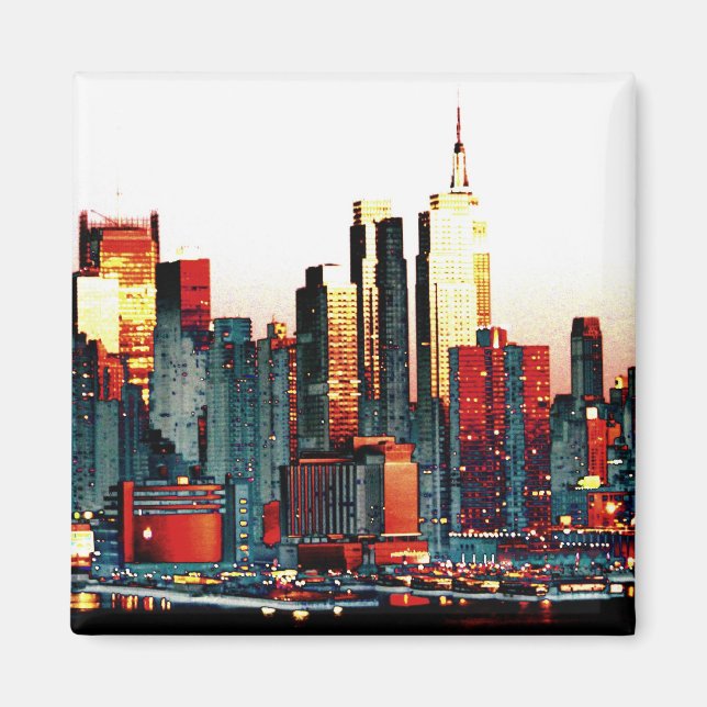 NY Skyline Magnet (Framsidan)