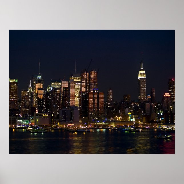 NY Skyline View Poster (Framsidan)