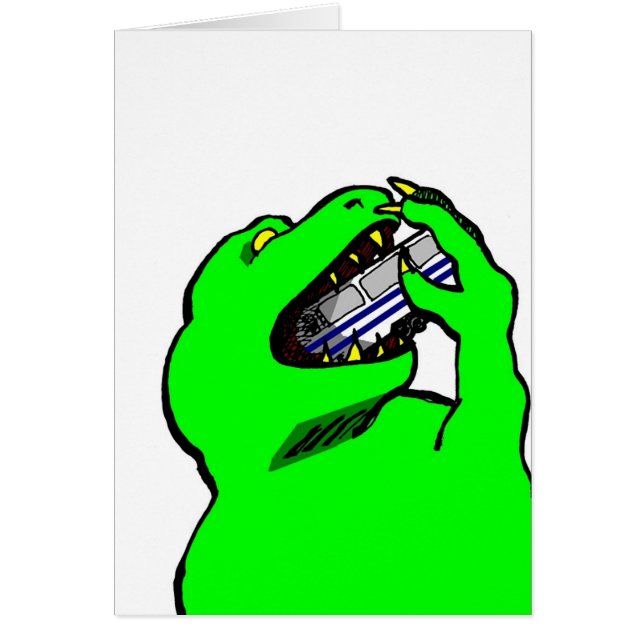 Ny smak Card när som helst Hälsningskort (Framsidan)