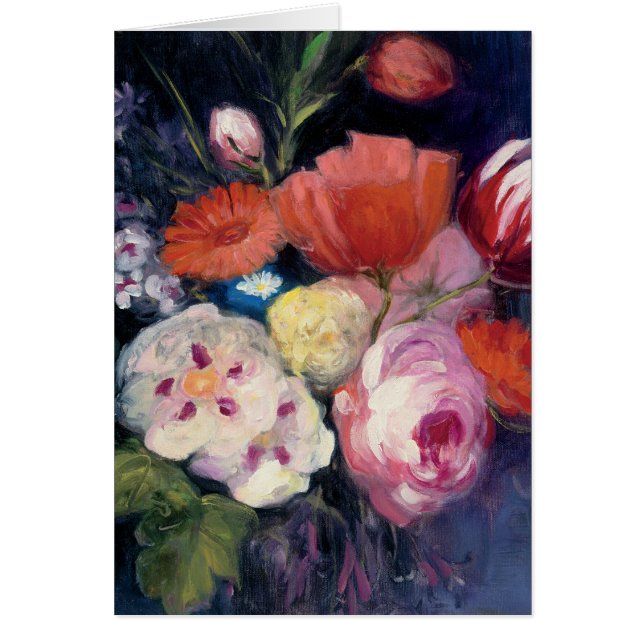 Ny snittvårblomma hälsningskort (Framsidan)