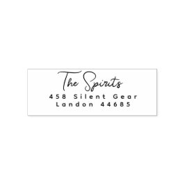 NY Snyggt Script-Returadress för självtryckande St Självfärgande Stämpel