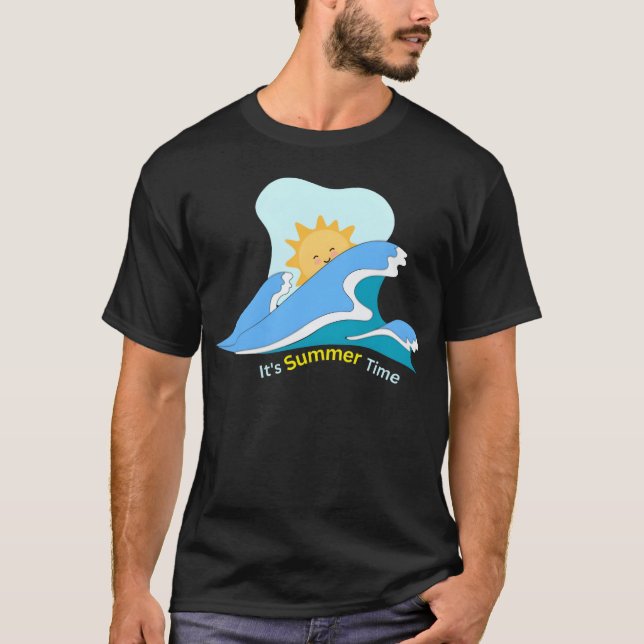 Ny sommar design vän t shirt (Framsida)