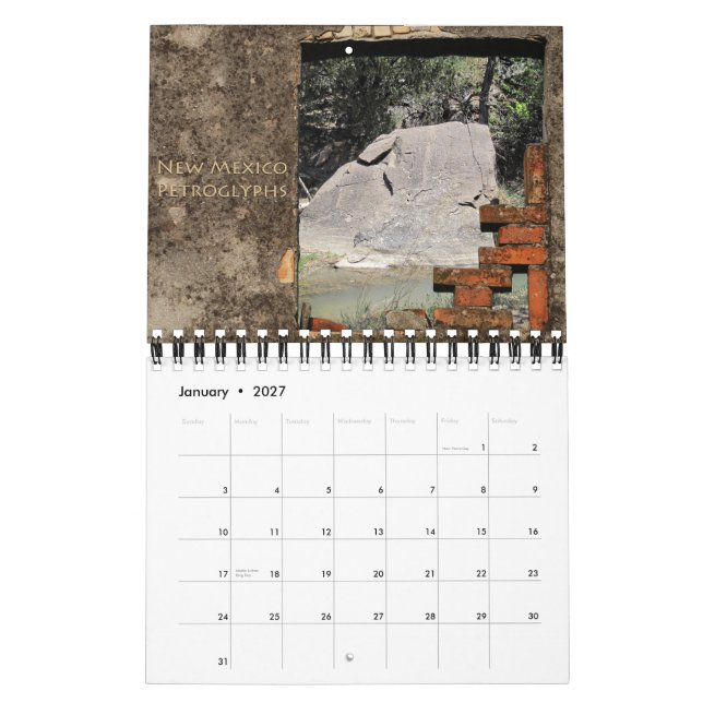 Ny Southwest 2012 - mexico Petroglyphskalender Kalender (Jan 2027)