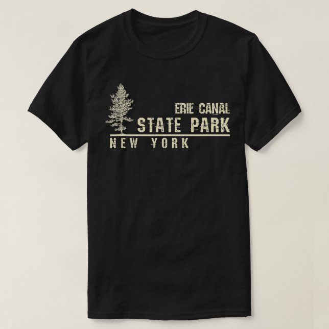 NY Souvenir Gift for Erie Canal State Park T Shirt (Design framsida)