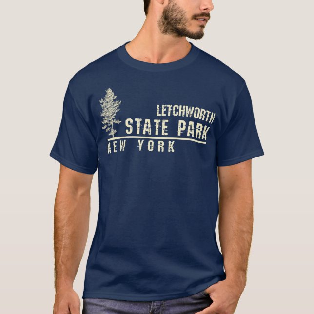 NY Souvenir Gift for Letchworth State Park T Shirt (Framsida)