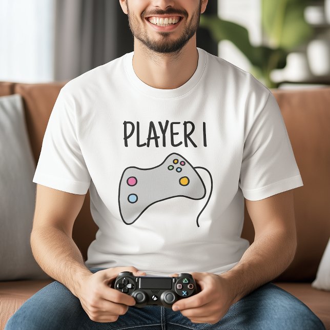 Ny spelare - Matchande familjekläder T Shirt (A great father's day gift for the Gamer in your life!)