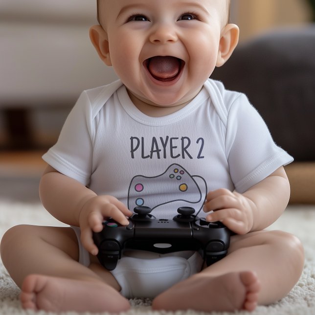 Ny spelare - Matchande familjekläder T Shirt (The ultimate baby shower gift for geeky gamer parents ready to level up their little ones)