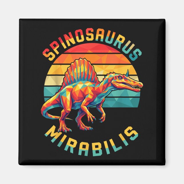 Ny spinosaurus mirabilis 2026 upptäckt helvete magnet (Framsidan)