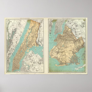 NY-stad, Brooklyn Poster
