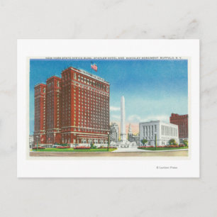 NY State Office, Statler Hotel Vykort