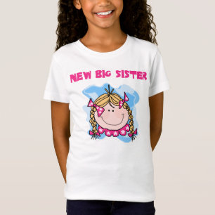 Ny storasyster för blond flicka t-shirt