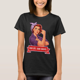 Ny T-shirt Liv Samma Badass Kvinnors Empowerment