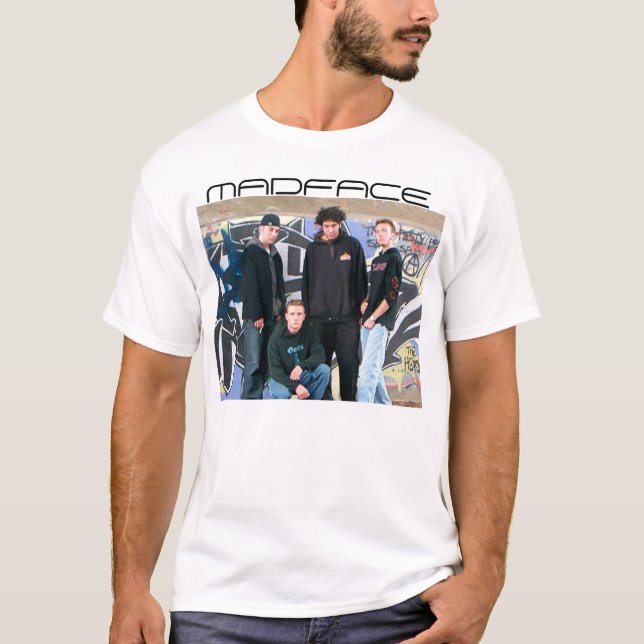 NY T-TRÖJA FÖR MADFACE TEE SHIRT (Framsida)