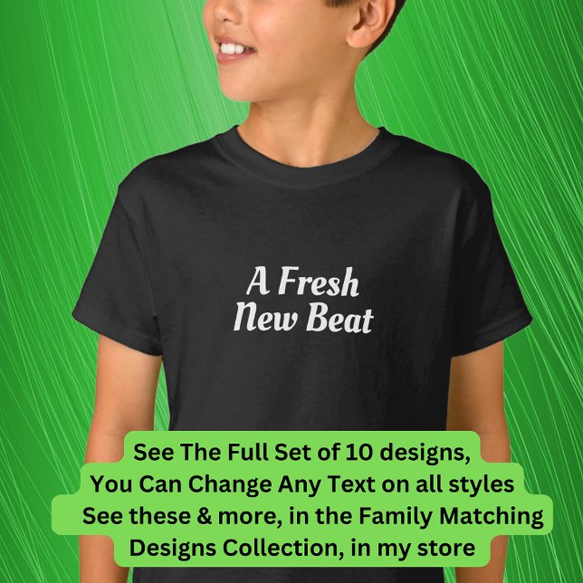 Ny takt, nya poäng osv. Matchning av musikfamiljen T Shirt (Skapare uppladdad)