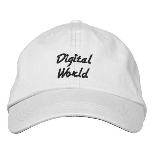Ny teknik Digital värld Högkvalitativ mössa Broderad Keps