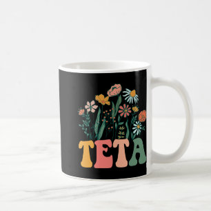 Ny Teta Wildflower Första Födelsedag & Babyfir Kaffemugg
