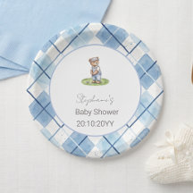 Ny till Club Blue Golfande Björn Baby Shower